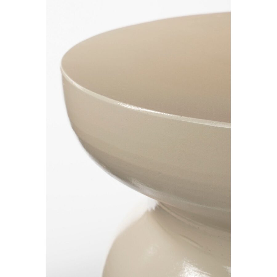 Stage Bijzettafel - H45 x Ø35 cm - Cement - Beige - Afbeelding 2