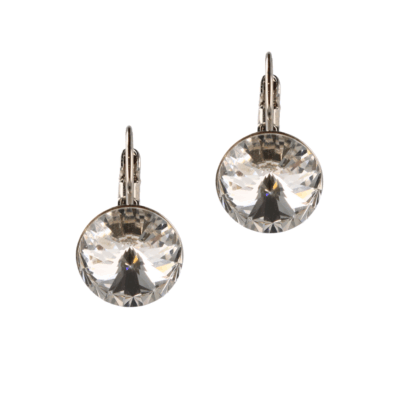 Classic Disc Earhangers - Rhodium