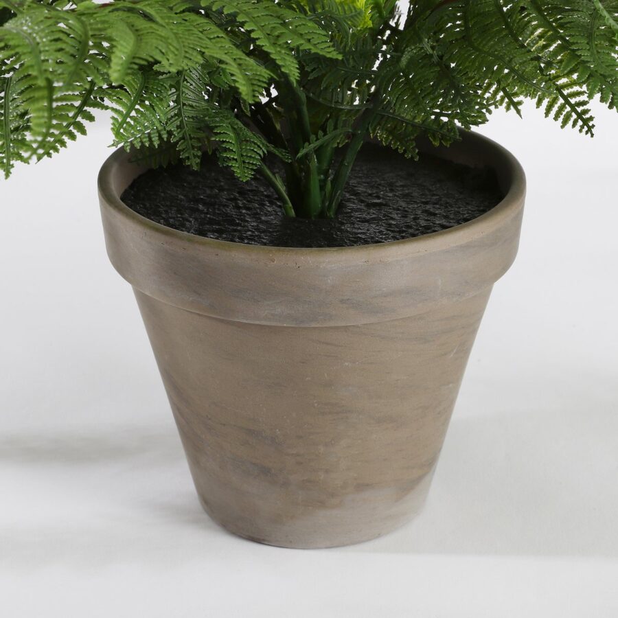 Varen Kunstplant in Bloempot Stan - H38 x Ø50 cm - Groen - Afbeelding 3