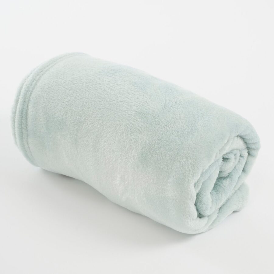 Famke Fleece Plaid - L180 x B130 cm - Mintgroen - Afbeelding 3