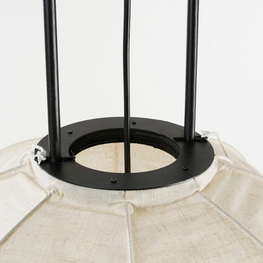 Pego Hanglamp - H55 x Ø50 cm - Linnen - Off-white - Afbeelding 3