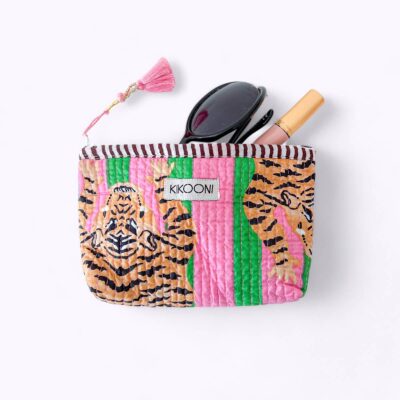 handgemaakt mini tasje 'Poppy Tiger Candy'