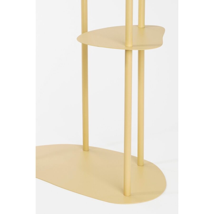 Fonda Plantentafel - L48 x B27 x H140 cm - Metaal - Lichtgeel - Afbeelding 5