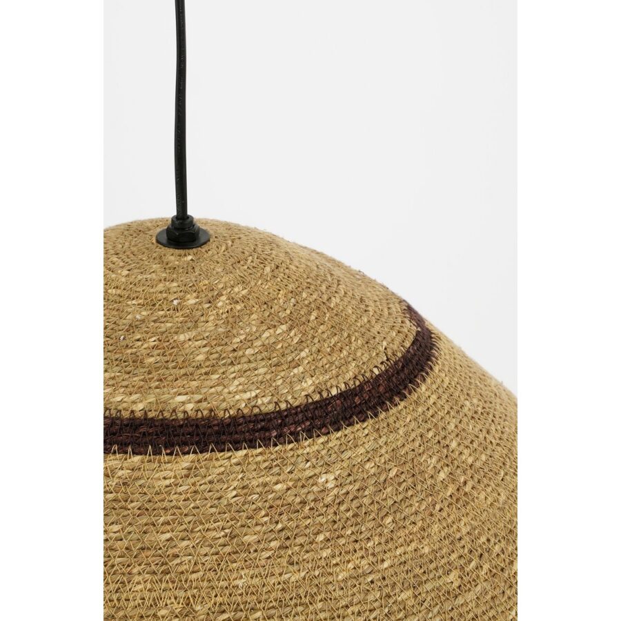 Joulz Hanglamp - H22 x Ø41 cm - Jute - Lichtbruin - Afbeelding 2