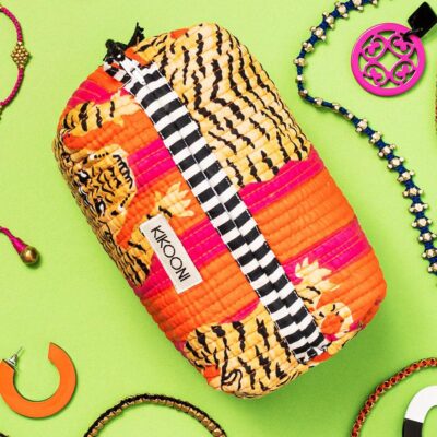 Kleine cosmetische tas 'Poppy Tiger'