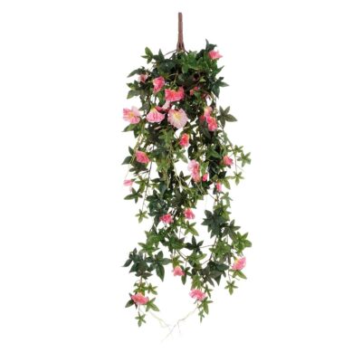 Petunia Kunst Hangplant - L15 x B20 x H80 cm - Roze