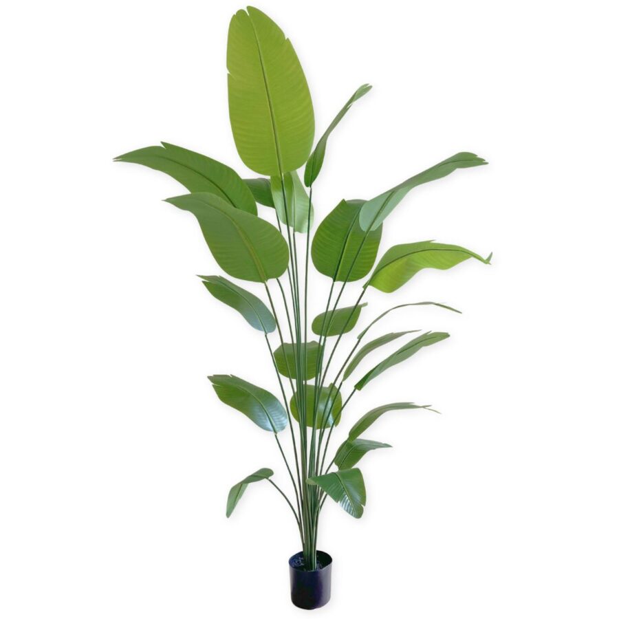 Kunst Bananenplant 210cm - Afbeelding 5