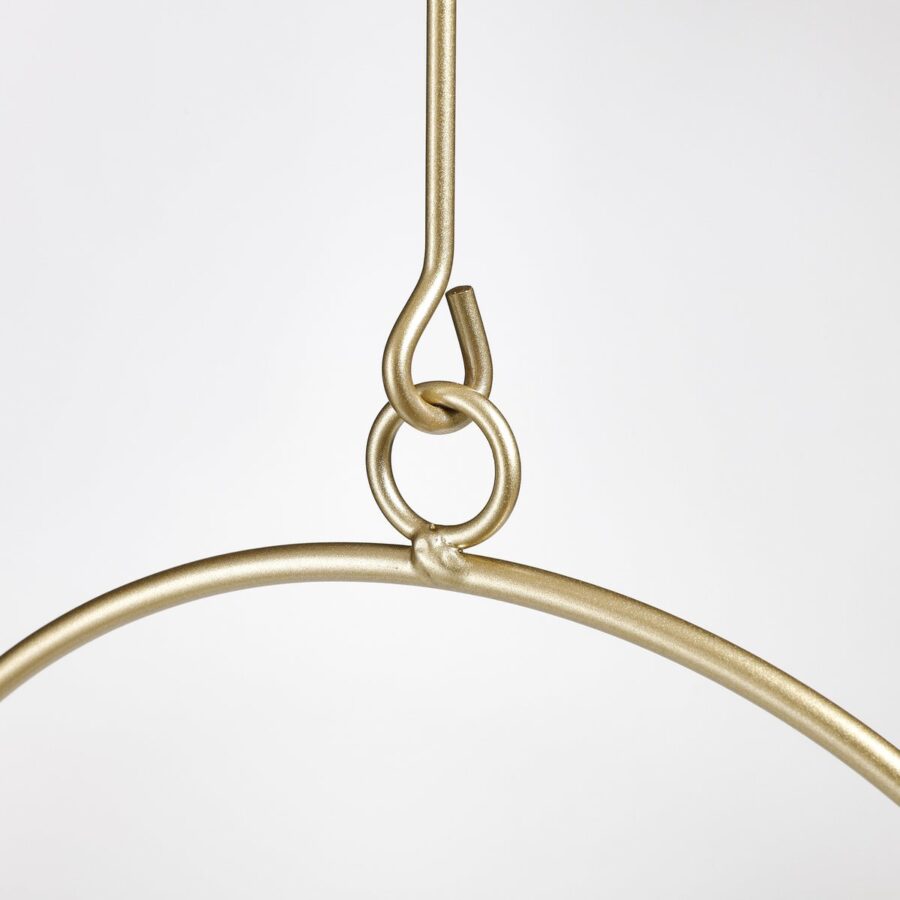 Dexter Bloempot Hangend - L24 x B14 x H83 cm - Goud - Afbeelding 2