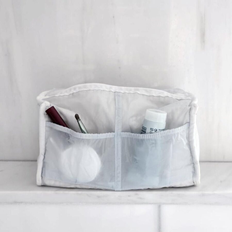 handgemaakte make-uptas BLACK IKAT - Afbeelding 4