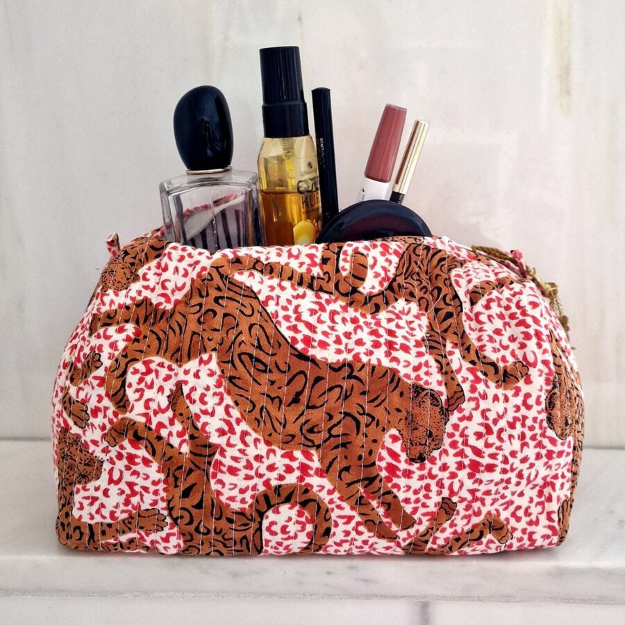 handgemaakte make-uptas "h.Leopard" - Afbeelding 4