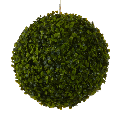 Buxus Bol Kunstplant voor Buiten Hangend - Ø28 cm - Groen