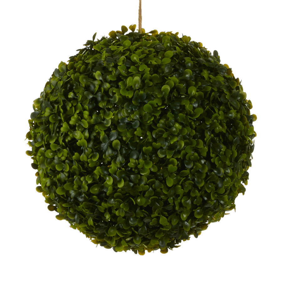 Buxus Bol Kunstplant voor Buiten Hangend - Ø28 cm - Groen