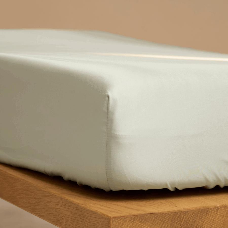 TENCEL™ - Sateen Hoeslaken Grijs Groen - Afbeelding 2