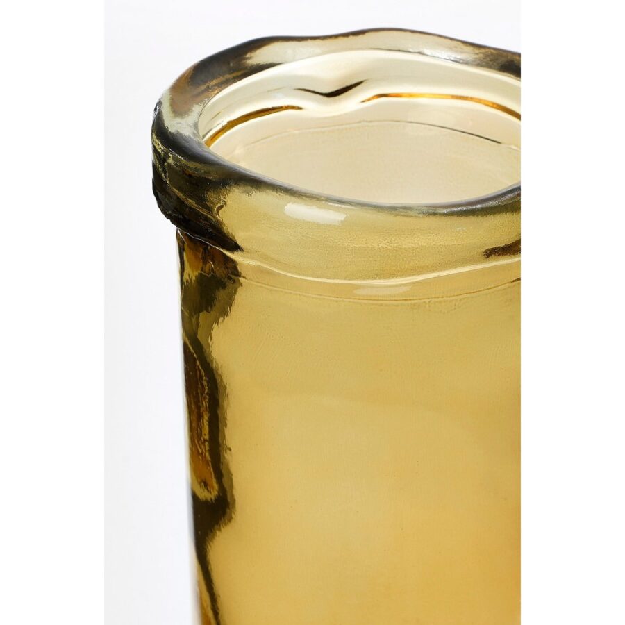 Pepe Vaas - H28 x Ø12 cm - Gerecycled Glas - Bruin - Afbeelding 2