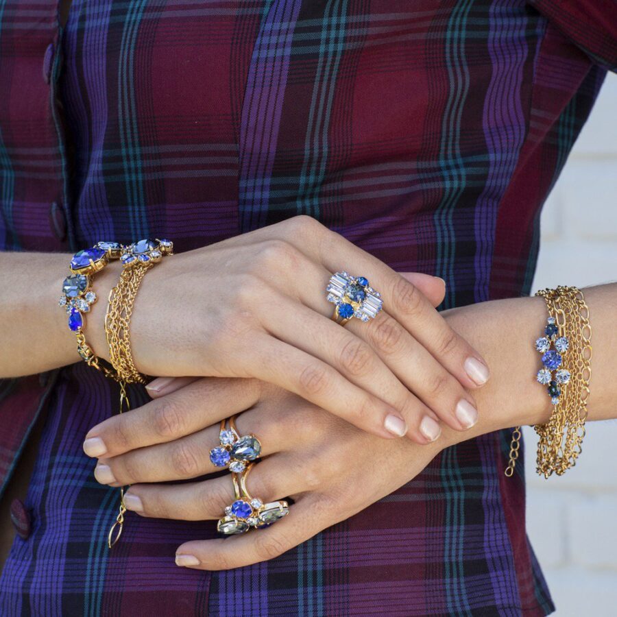 Blue Beetle Statement Bracelet - Afbeelding 2