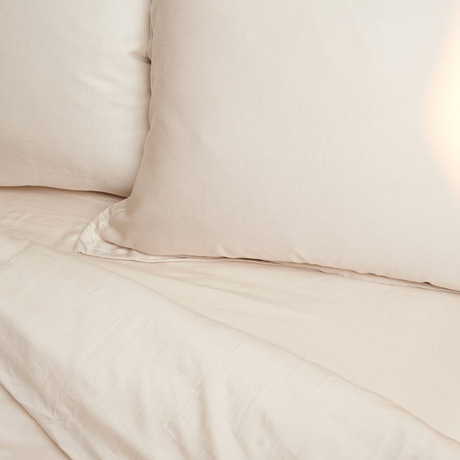 TENCEL™ - Twill Dekbedovertrek Beige - Afbeelding 3