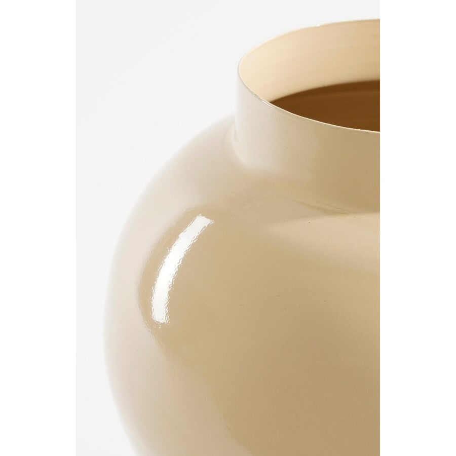 Boyd Vaas - H37 x Ø26 cm - Metaal - Beige - Afbeelding 2