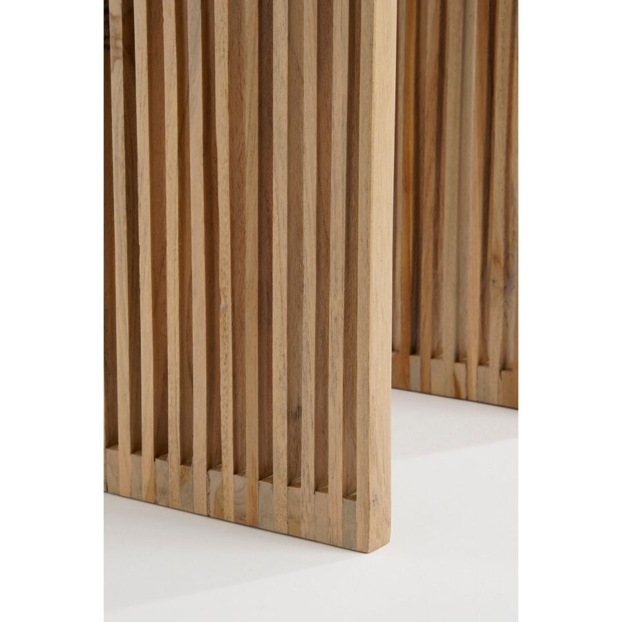 Yonker Bijzettafel - Set van 3 - L44 x B34 x H50 cm - Gerecycled Hout - Bruin - Afbeelding 4