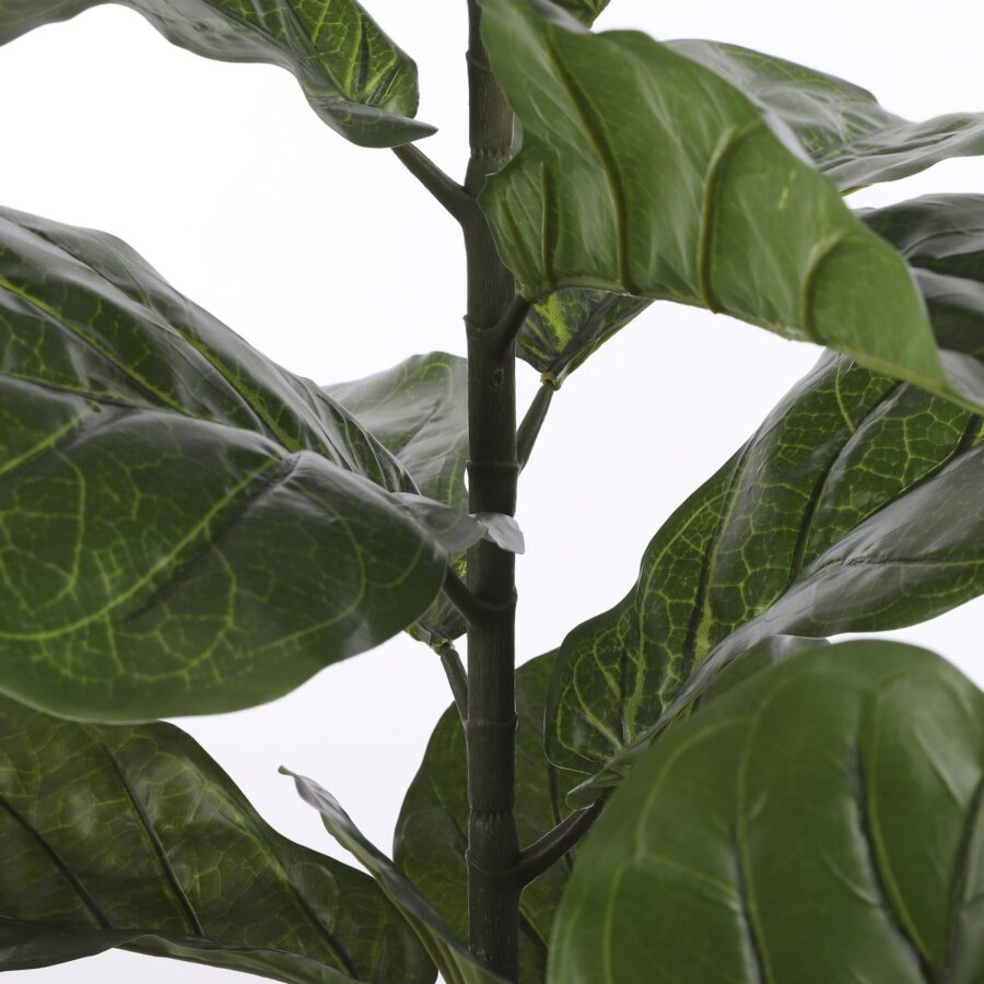 Ficus Lyrata Kunstplant - H120 x Ø60 cm - Groen - Afbeelding 4