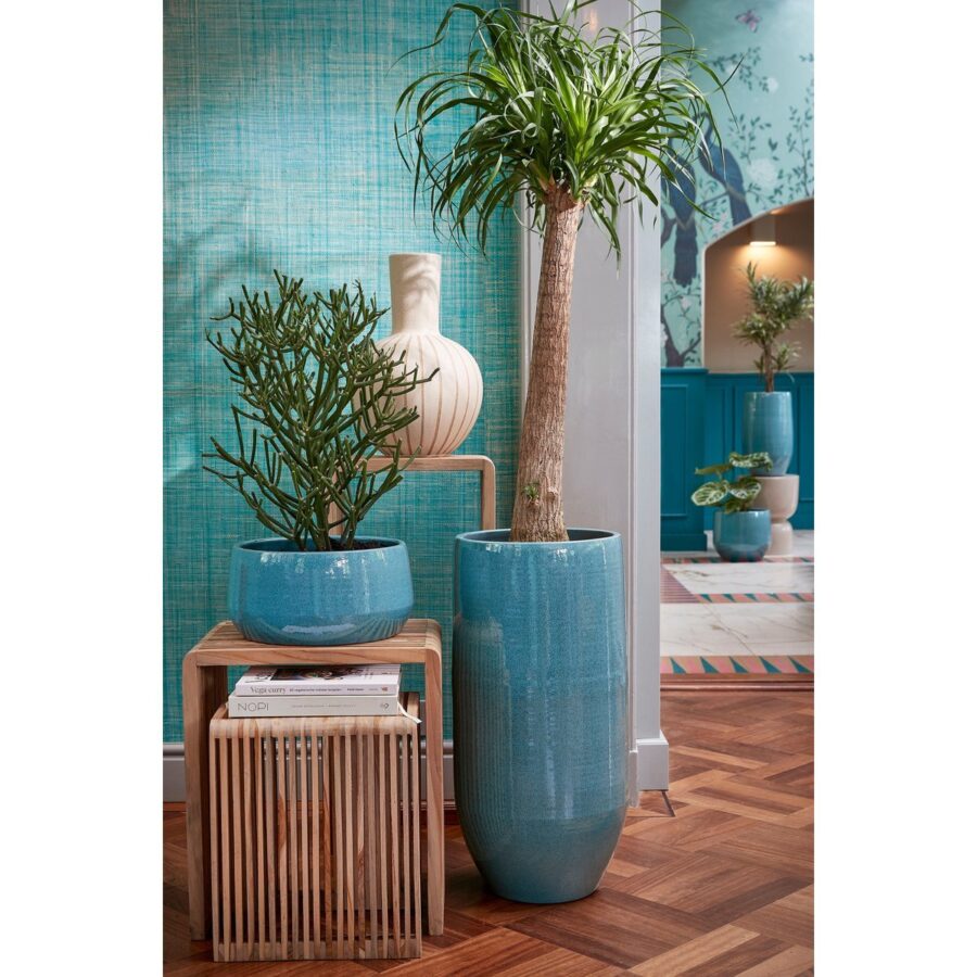 Yonker Bijzettafel - Set van 3 - L44 x B34 x H50 cm - Gerecycled Hout - Bruin - Afbeelding 7