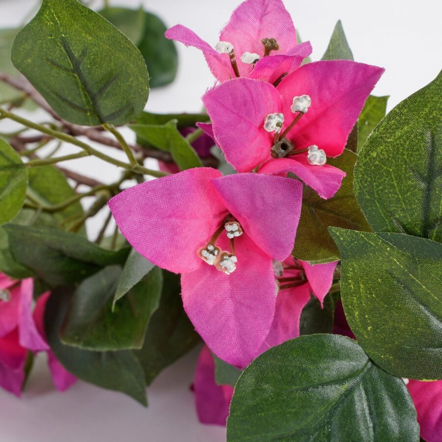 Bougainvillea Kunstslinger - L180 cm - Donkerroze - Afbeelding 2