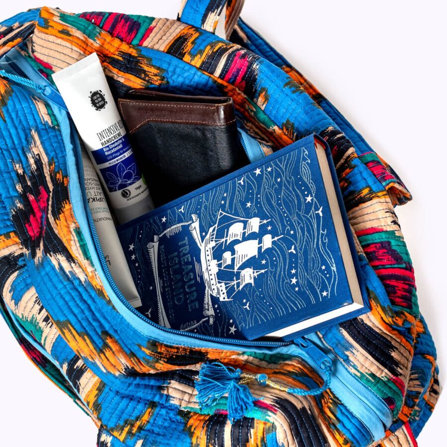 Grote reistas 'Blue Ikat' - Afbeelding 9