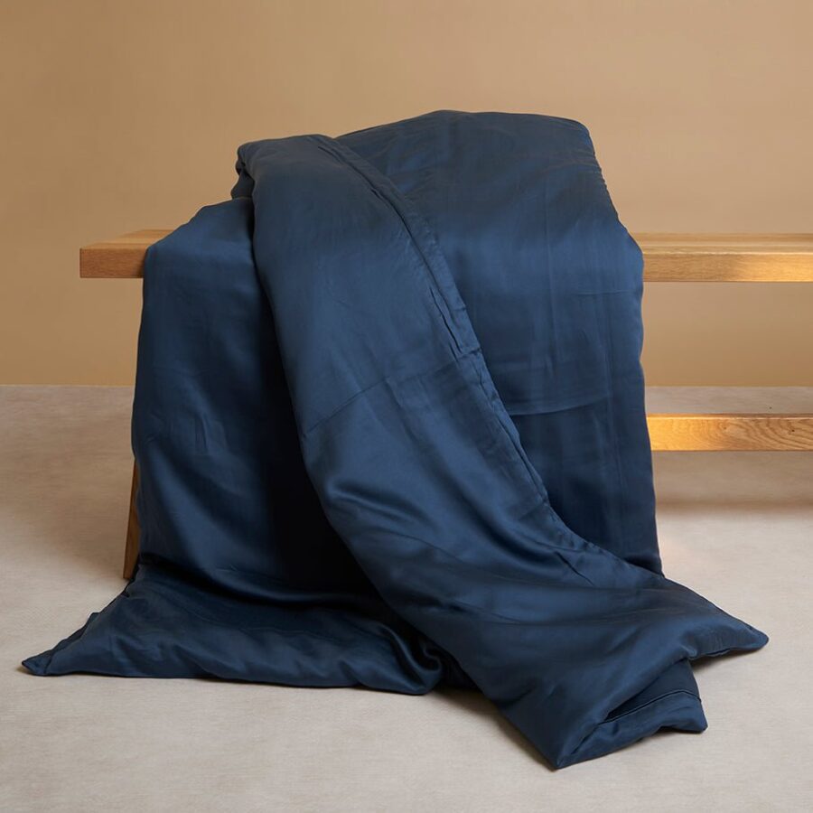 Kids - TENCEL™ Sateen Dekbedovertrek Donker Blauw - Afbeelding 2