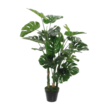Monstera Kunstplant - H100 x Ø75 cm - Groen
