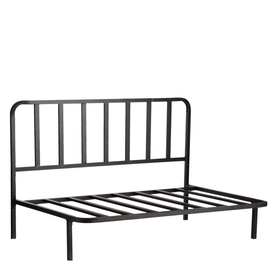 Celo Loungebank - L122 x B83 x H78 cm - Metaal - Zwart