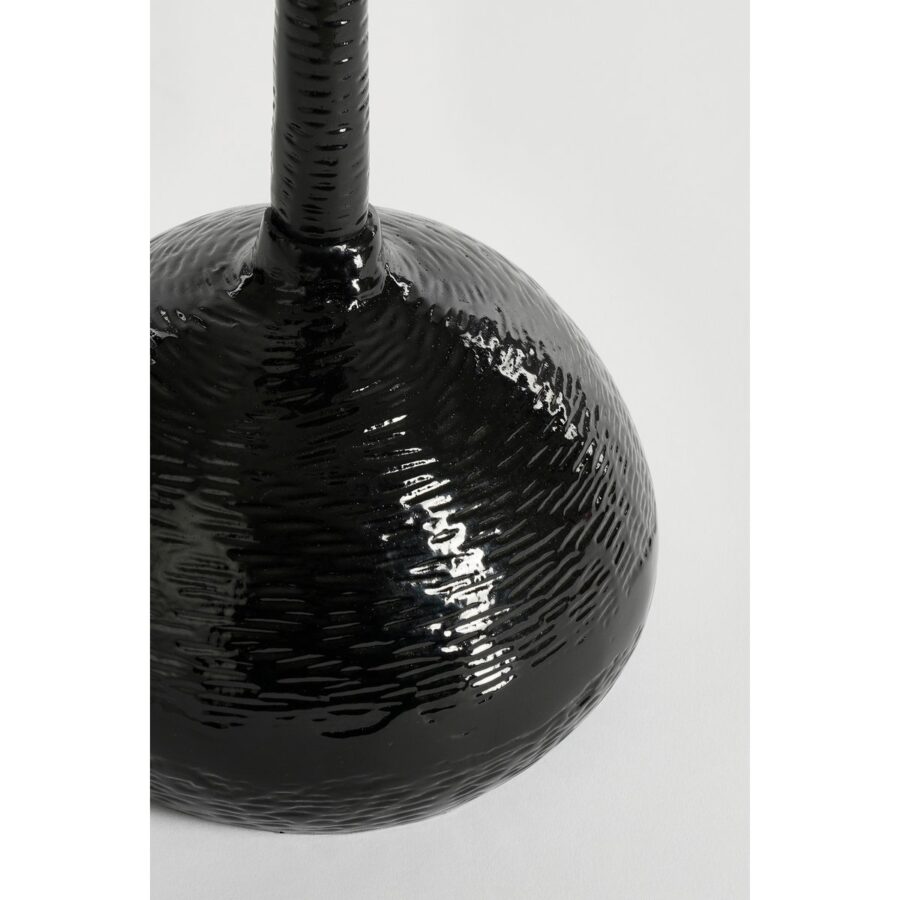 Colin Bijzettafel - H68 x Ø24 cm - Gerecycled Aluminium - 100% FSC - Zwart - Afbeelding 4