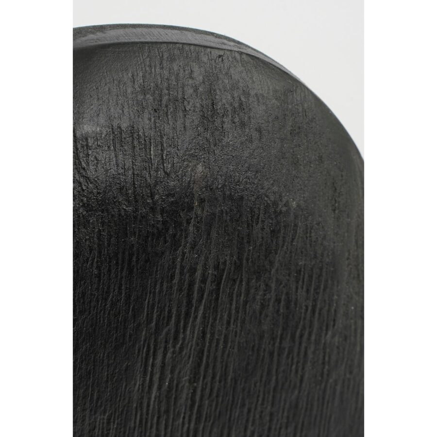 Pastina Ornament op Voet - L7 x B17 x H38 cm - FSC 100% Mangohout - Zwart - Afbeelding 2