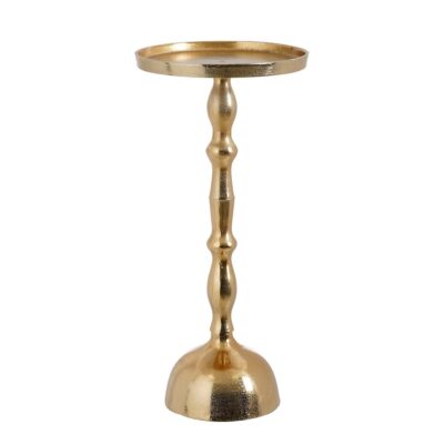 Duco Bijzettafel - H54 x Ø25 cm - FSC 100% - Gerecycled Aluminium - Goud
