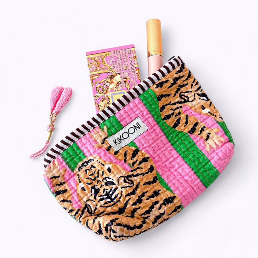 handgemaakt mini tasje 'Poppy Tiger Candy' - Afbeelding 6