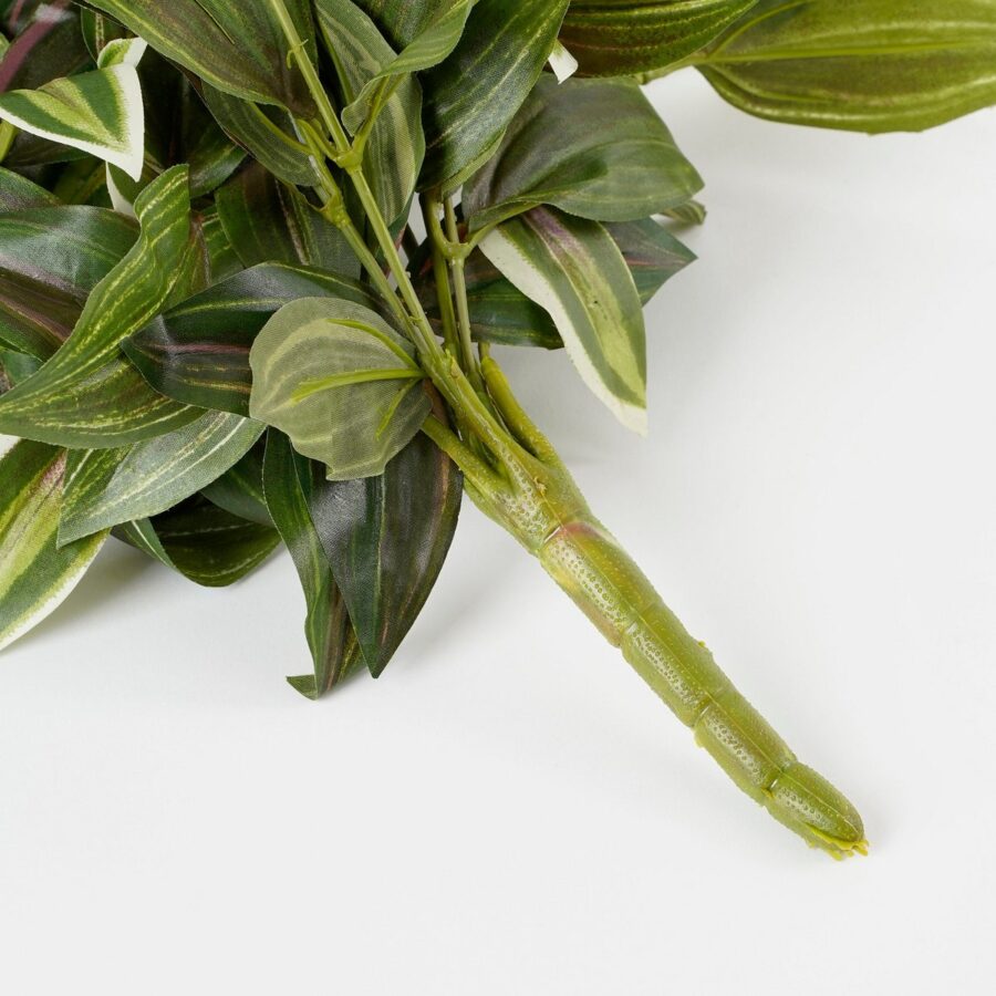 Tradescantia Kunst Hangplant - L15 x B20 x H54 cm - Groen - Afbeelding 4