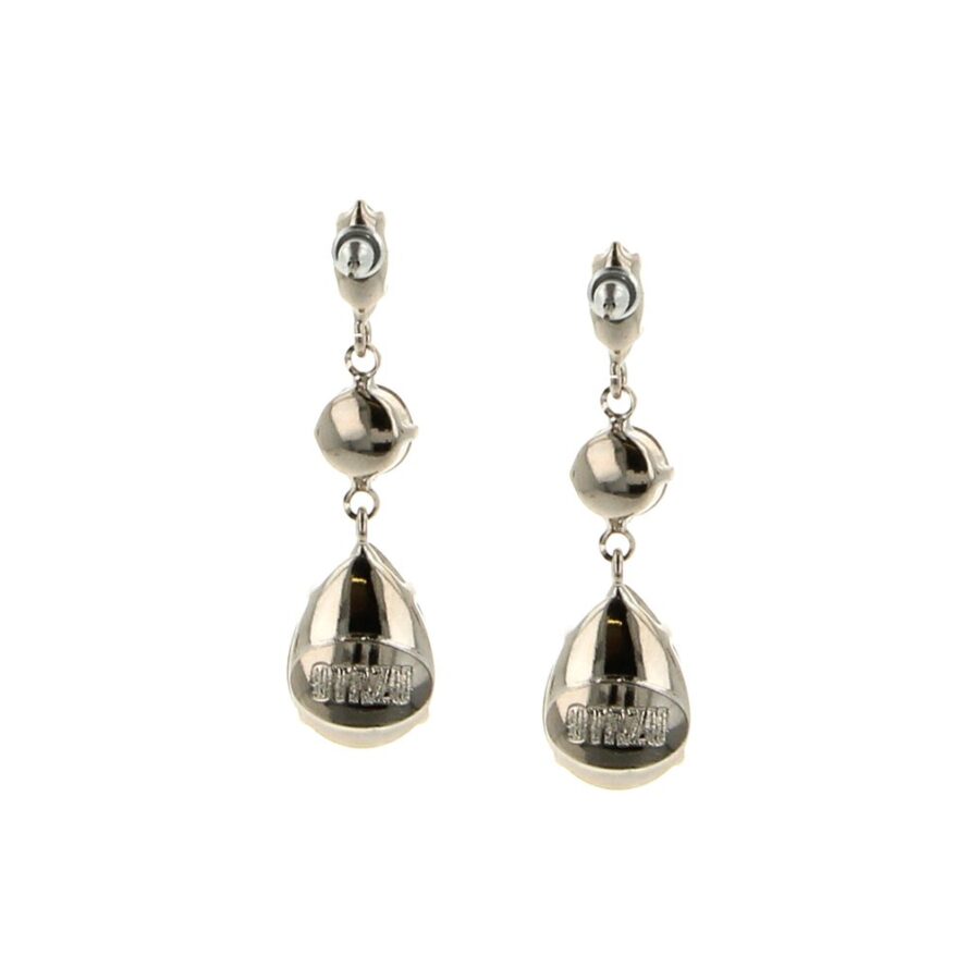 Silver Beetle Drop Earrings - Afbeelding 4