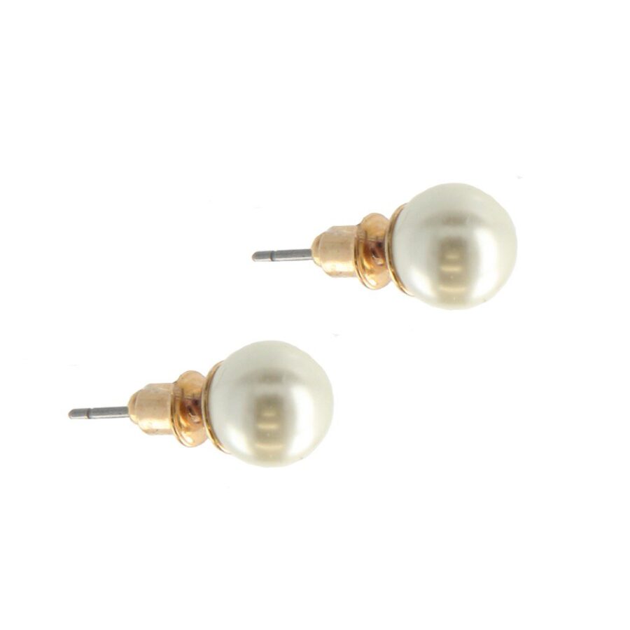 Otazu Cream Pearl Earpins - Afbeelding 4