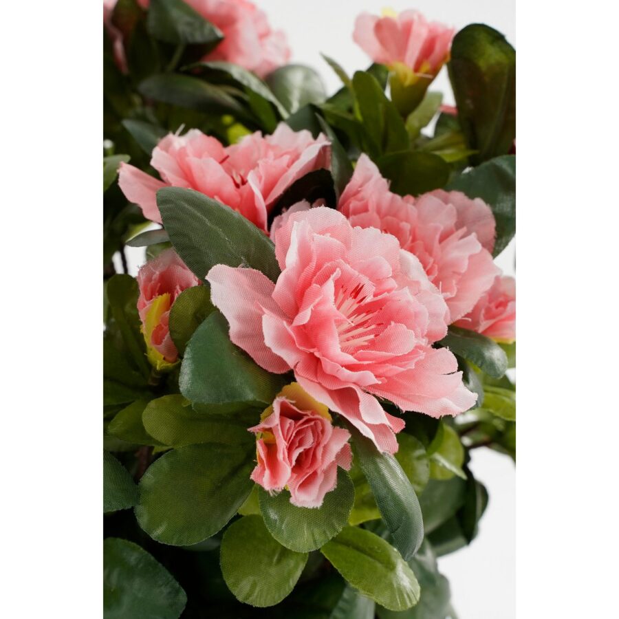 Azalea Kunstplant in Bloempot Stan - H31 x Ø26 cm - Perzik - Afbeelding 2