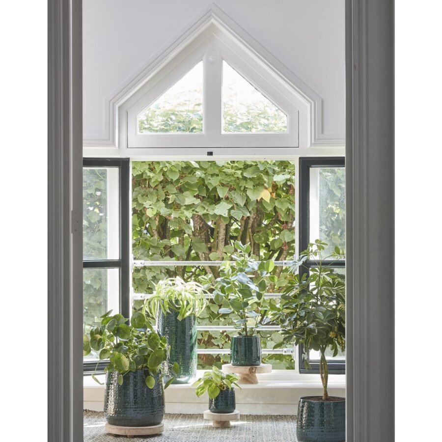 Pia Plantenstandaard - H11 x Ø30 cm - Hout - Lichtbruin - Afbeelding 6