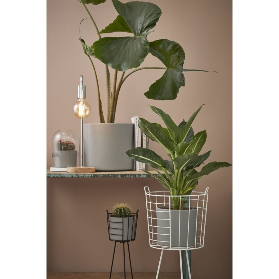 Era Bloempot - H31 x Ø33 cm - Ruw - Lichtgrijs - Afbeelding 6