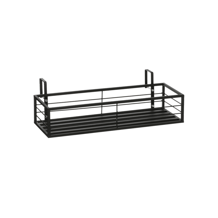 Greenrax Plantenrek Hangend - L58 x B20 x H17 cm - Metaal - Zwart - Afbeelding 2