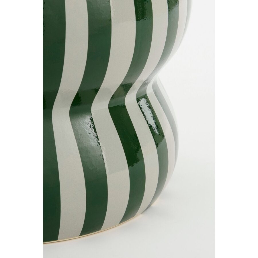Skipper Bijzettafel - H40 x Ø35 cm - Keramiek - Groen - Afbeelding 4