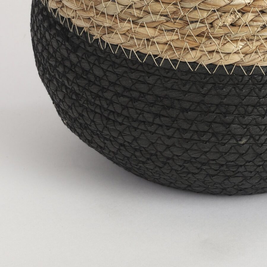 Jorck Plantenmand - Set van 3 - H24 x Ø26 cm - Zwart - Afbeelding 3
