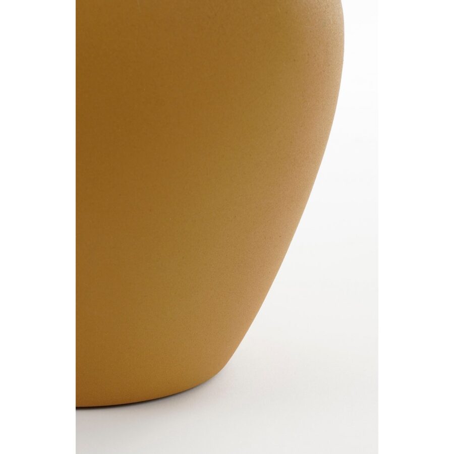 Gyge Vaas - L30 x B24 x H37 cm - Metaal - Geel - Afbeelding 4