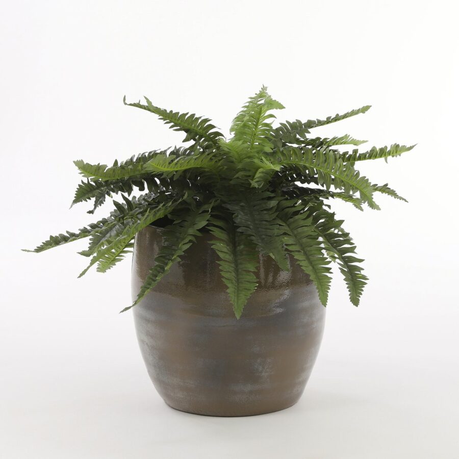 Varen Kunstplant in Bloempot Stan - H40 x Ø70 cm - Groen - Afbeelding 5
