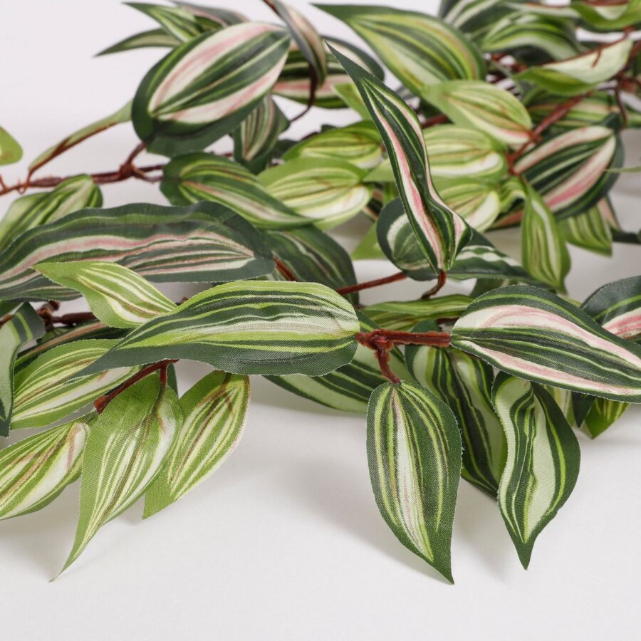 Tradescantia Kunst Hangplant - L15 x B30 x H80 cm - Groen - Afbeelding 2
