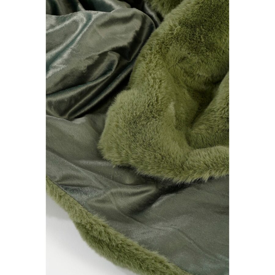 Bronte Fleece Deken - L200 x B150 cm - Donkergroen - Afbeelding 3