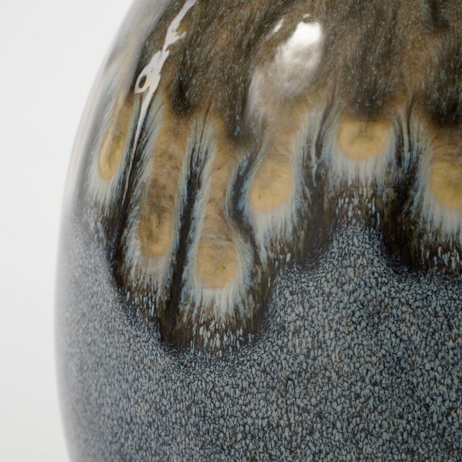 Helma Vaas - H38 x Ø22 cm - Blauw - Afbeelding 3