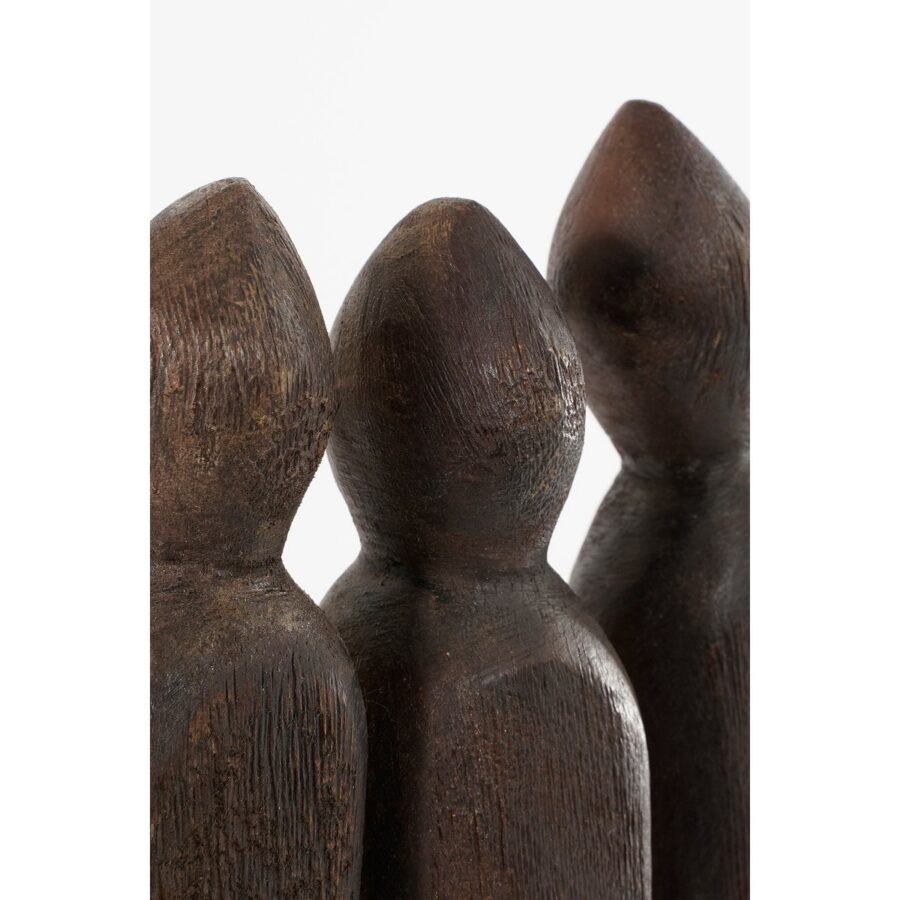Pegara Woondecoratie - L7 x B18 x 46 cm - FSC 100% Mangohout - Bruin - Afbeelding 2