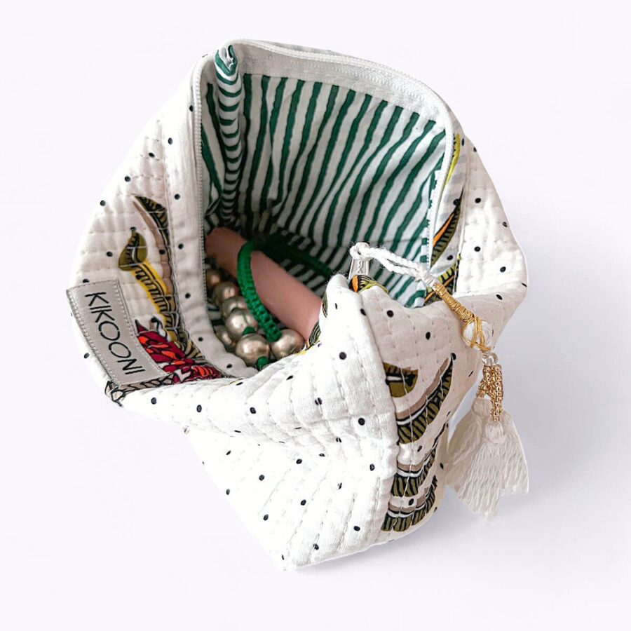 Handgemaakte mini -tas "Palms" - Afbeelding 10