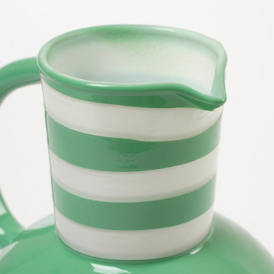 Bazaar Vaas - H21 x Ø18 cm - Glas - Groen - Afbeelding 3